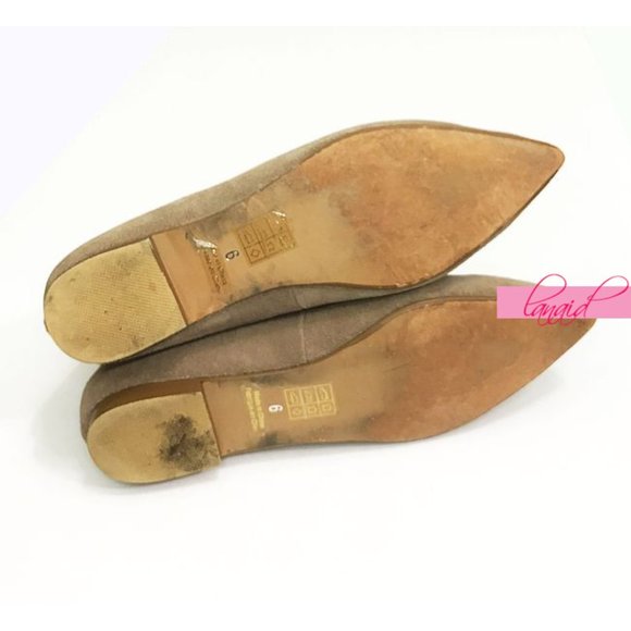 Free People Shay Lace-Up Flats Taupe Suede Leather Corset Strappy Distressed 6 - Picture 13 of 16